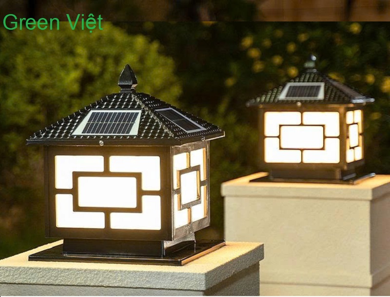 Đèn trụ cổng năng lượng mặt trời DTCNM02