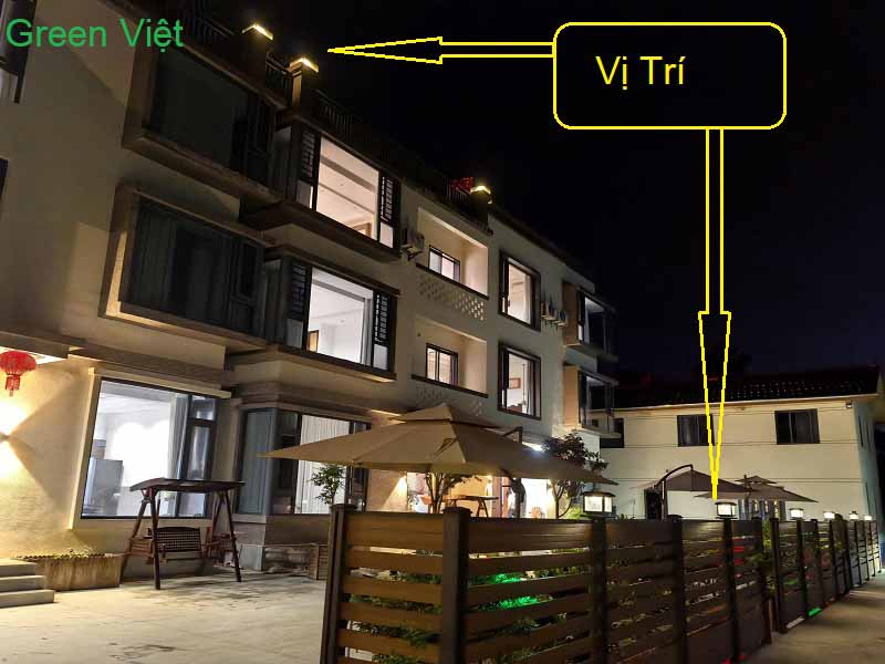 Đèn trụ cổng năng lượng mặt trời TCM