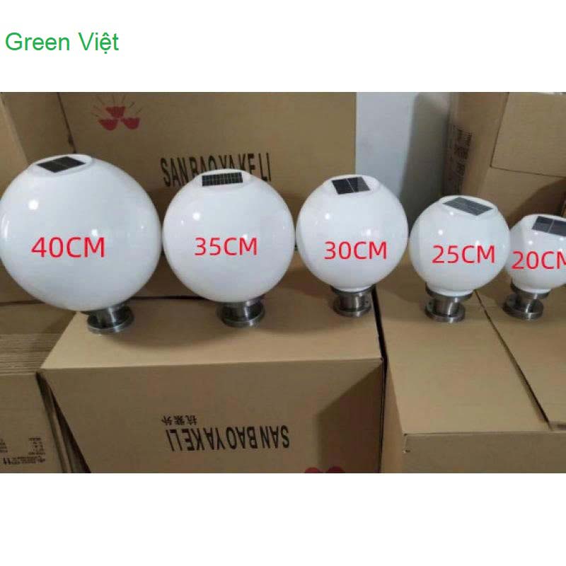 Đèn Trụ Cổng Tròn Năng Lượng Mặt Trời T30