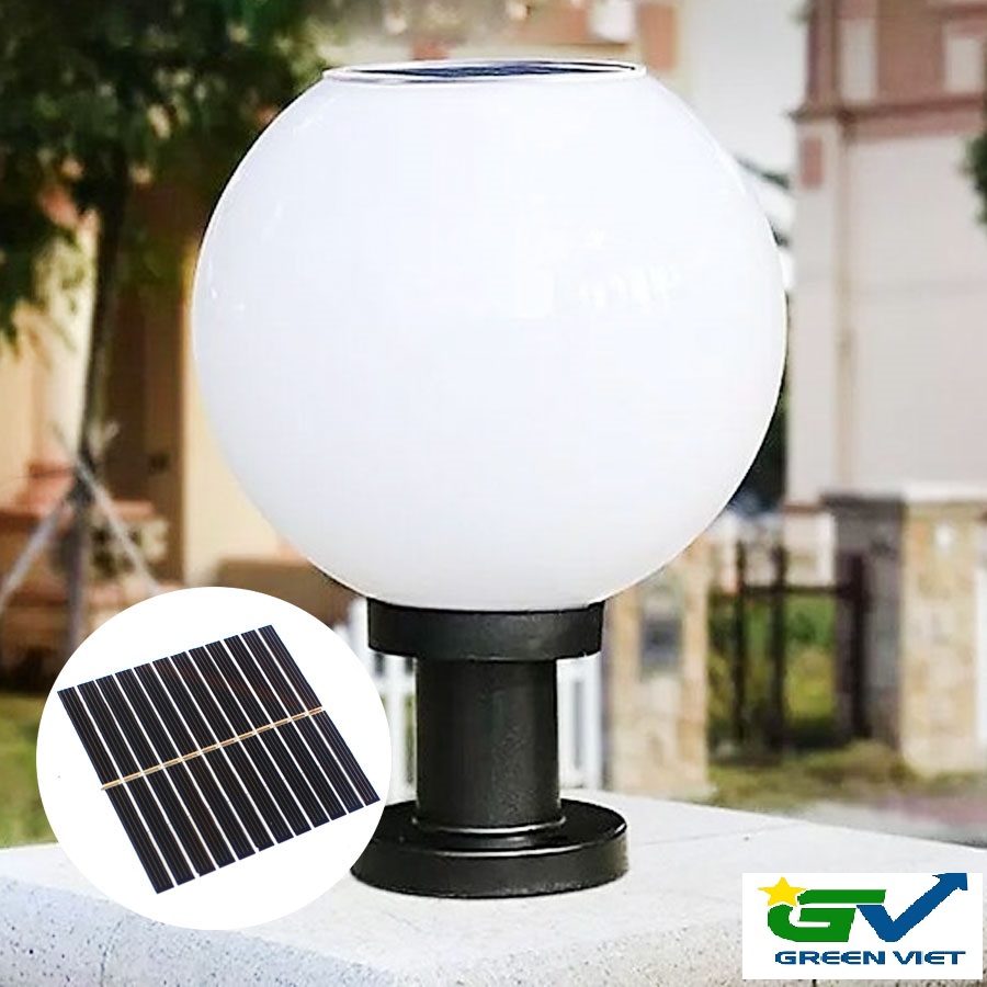 Đèn trụ tròn năng lượng mặt trời 25cm GV25