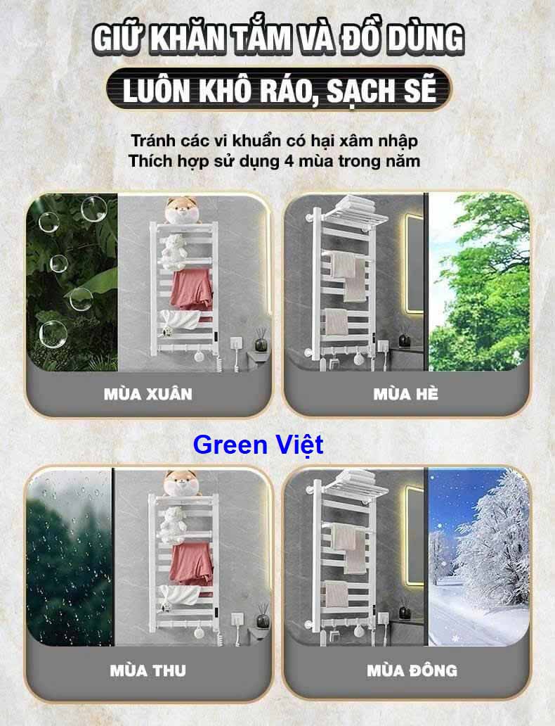 Giá treo sấy khăn Kottmann K5