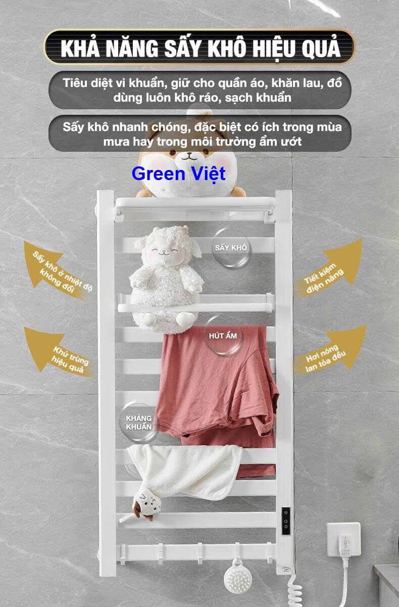 Giá treo sấy khăn Kottmann K5