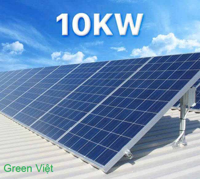 HỆ THỐNG ĐIỆN NĂNG LƯỢNG MẶT TRỜI 10 kW