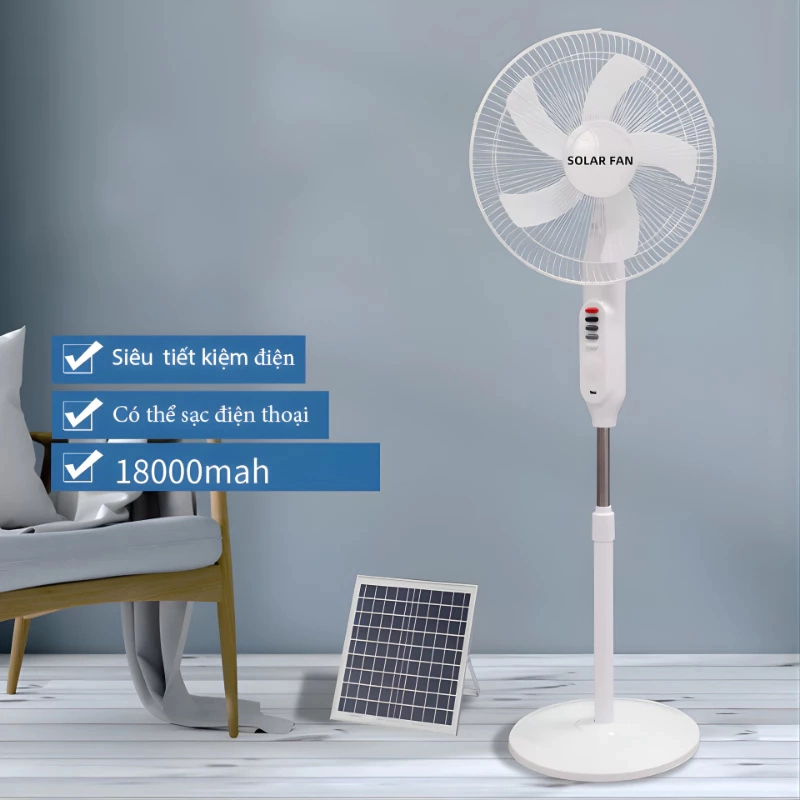 Quạt năng lượng mặt trời F198