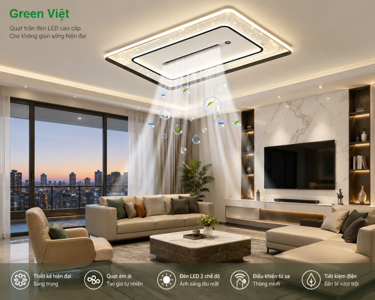 Địa Chỉ Bán Quạt Trần Đèn Hà Nội
