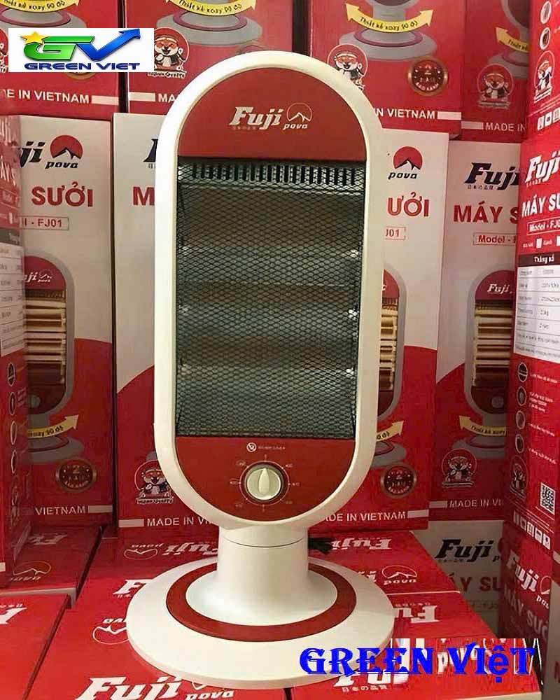 Máy Sưởi 3 Bóng Hồng Ngoại Fuji Pova - FJ01