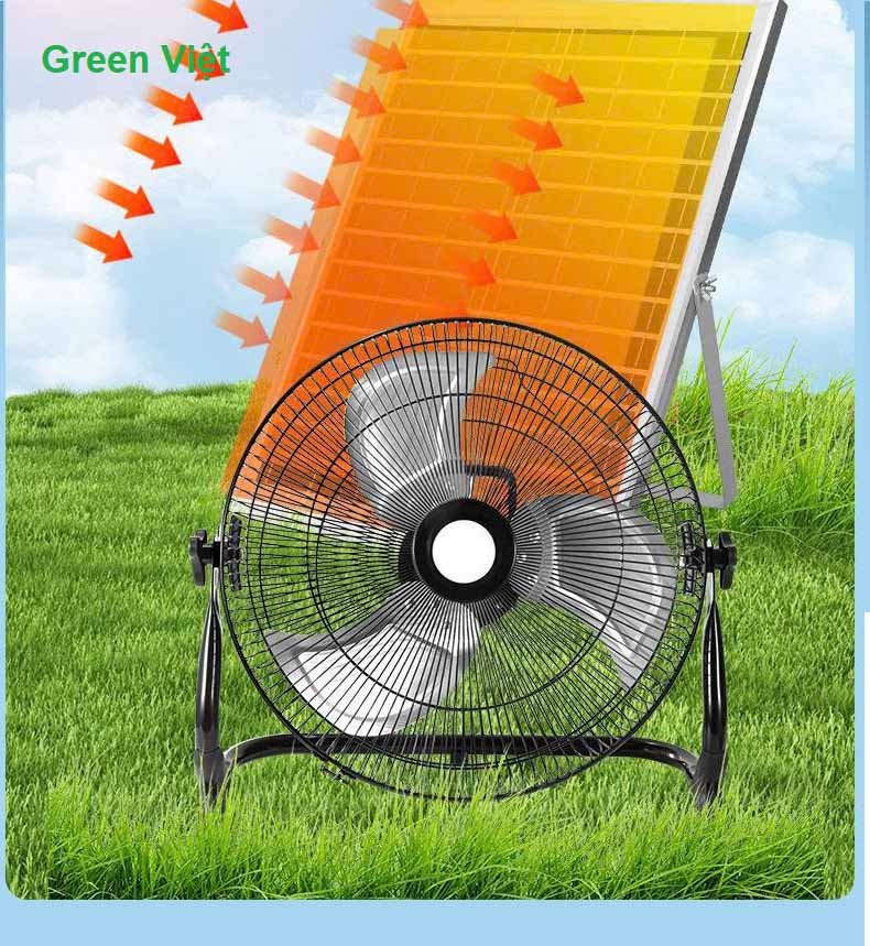 Quạt bàn năng lượng măt trời QVN15 Giá Rẻ