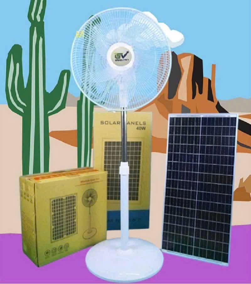 Quạt cây năng lượng mặt trời tốt nhất QGV025