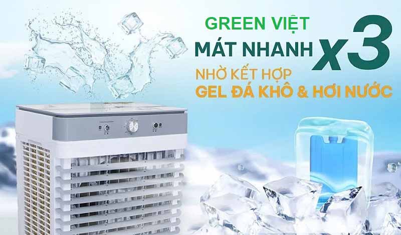 Quạt điều hòa hơi nước 50lít - Quạt giảm nhiệt DHHN-11