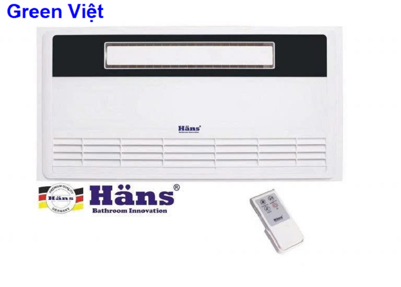 Quạt mát âm trần tích hợp thông gió Hans H20R