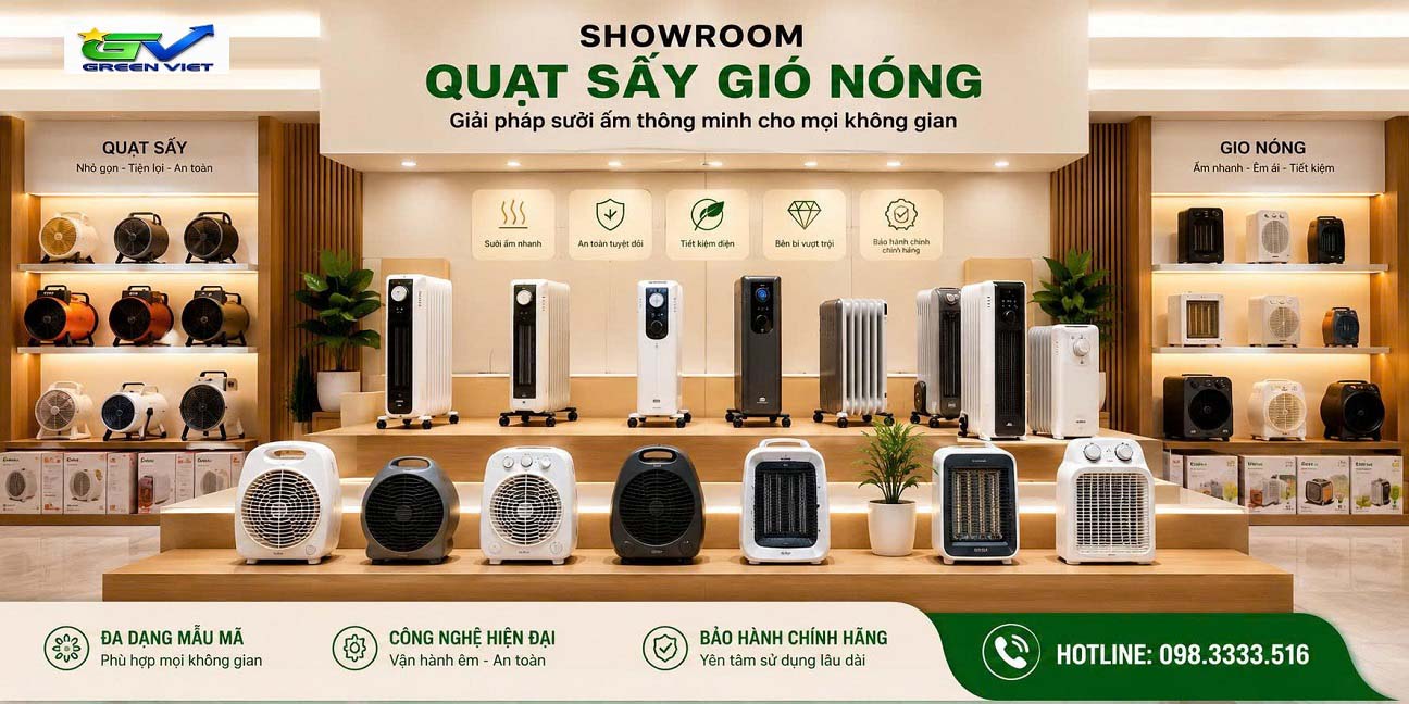 Máy Sưởi Công Nghiệp Mitsuta XNXD-5, XNXD-10, XNXD-15 (Điện 3 Pha)