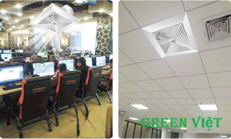 Quạt thông gió âm trần QTGV02 600x600 cao cấp