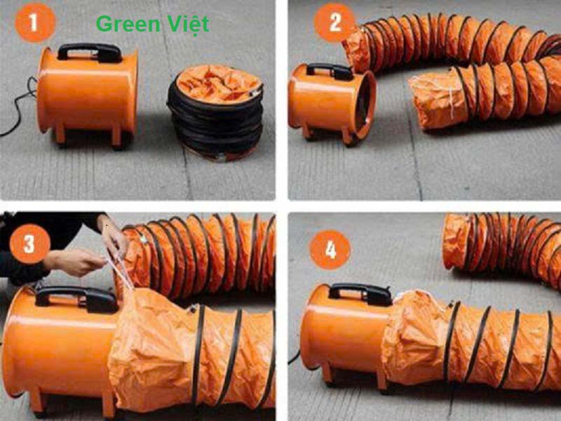 Quạt Thông Gió Hút Mùi Xách Tay SHT – SHT20, SHT25, SHT30, SHT40