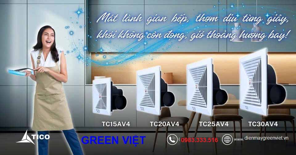 Quạt Thông Gió Tico TC-15AV4