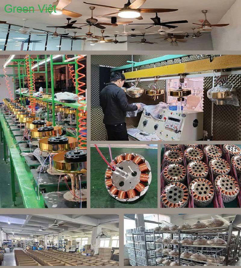 Quạt trần đèn trang trí hiện đại QTDP23 Phòng Khách