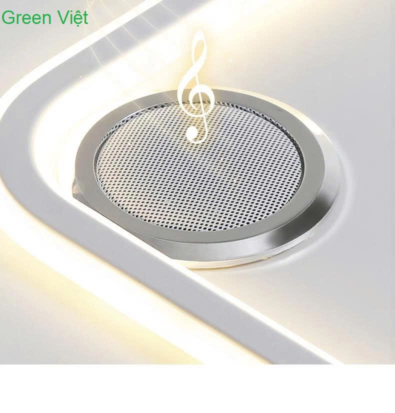 Quạt trần đèn không cánh QTDOP12 kết nối loa bluetooth