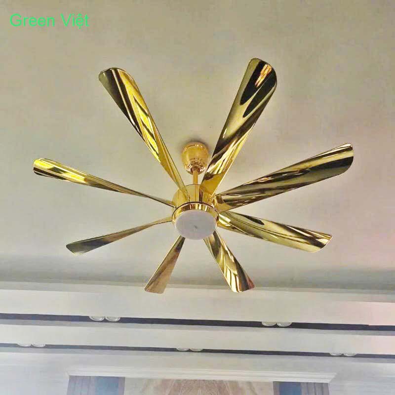Quạt trần đèn trang trí CD184 Mạ Vàng