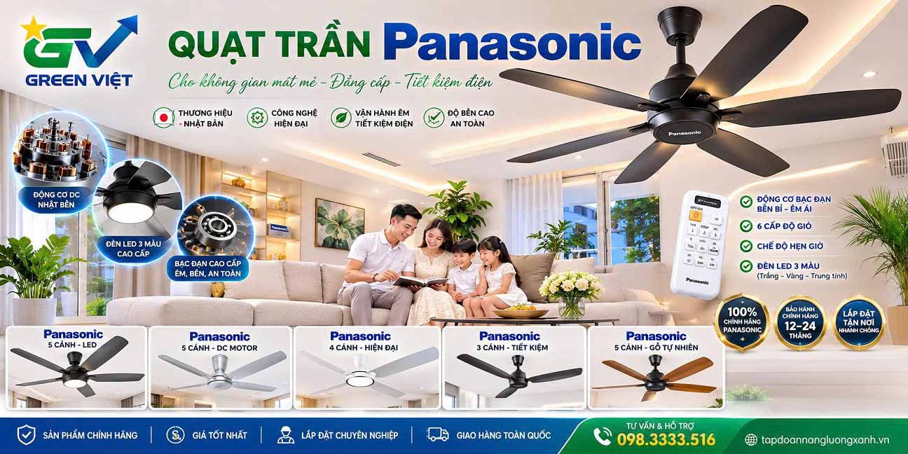 Quạt Trần Panasonic