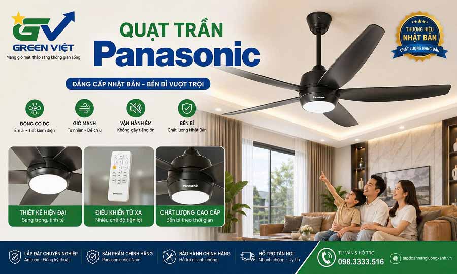 Quạt Trần Panasonic
