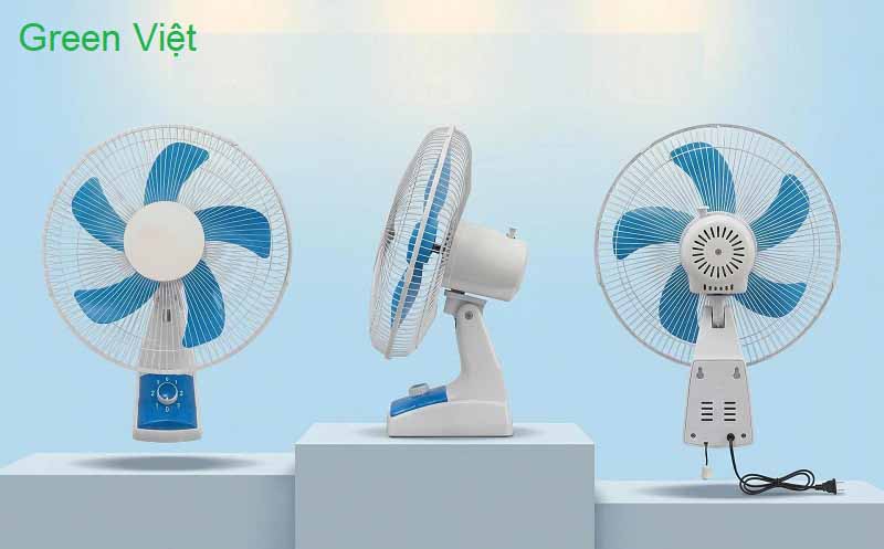 Quạt Treo Tường Năng Lượng Mặt Trời QTV-21