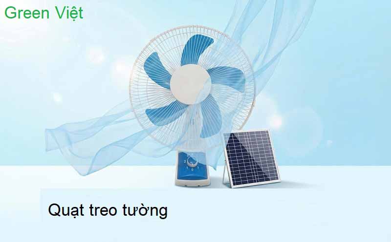 Quạt Treo Tường Năng Lượng Mặt Trời QTV-21