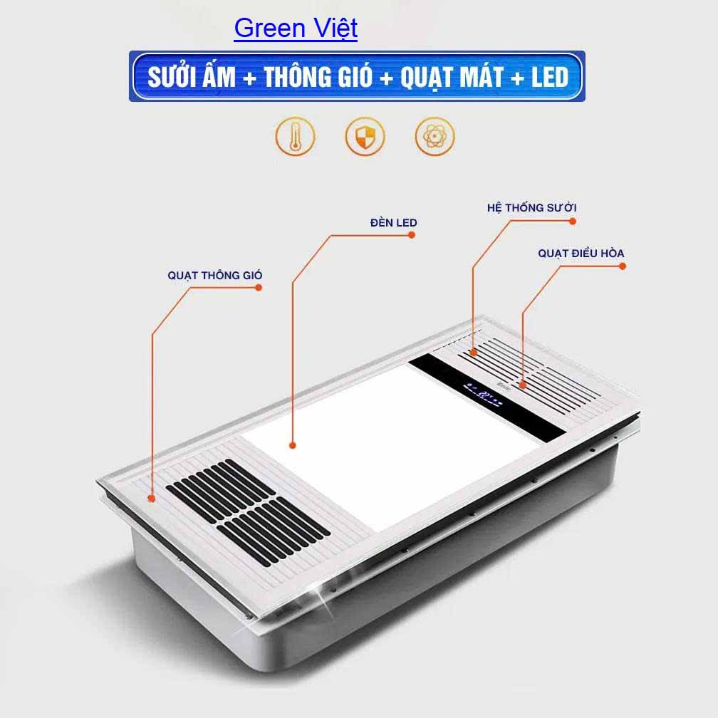 Quạt Hút Sưởi Âm Trần Cao Cấp DS02