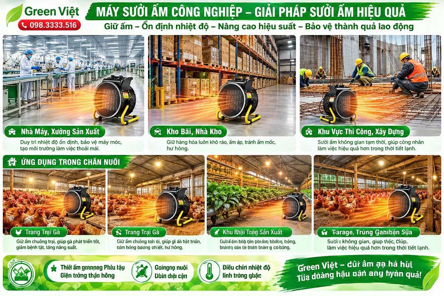 Quạt Sấy Gió Nóng Mitsuta EH - 02, 03PTC, 09
