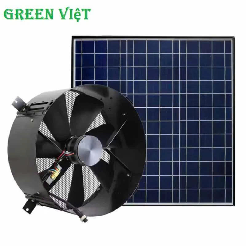Quạt thông gió công nghiệp QTG02 bằng năng lượng mặt trời