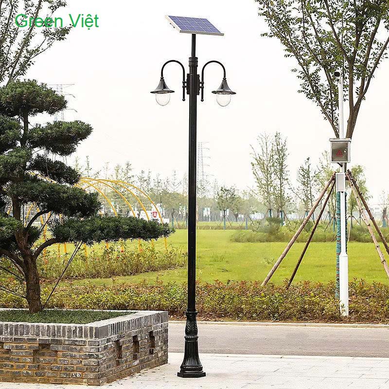 Bộ Cột Đèn Năng Lượng Mặt Trời Sân Vườn CV-1015