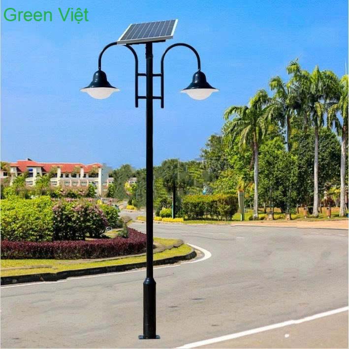 Bộ Cột Đèn Năng Lượng Mặt Trời Sân Vườn CV-1015