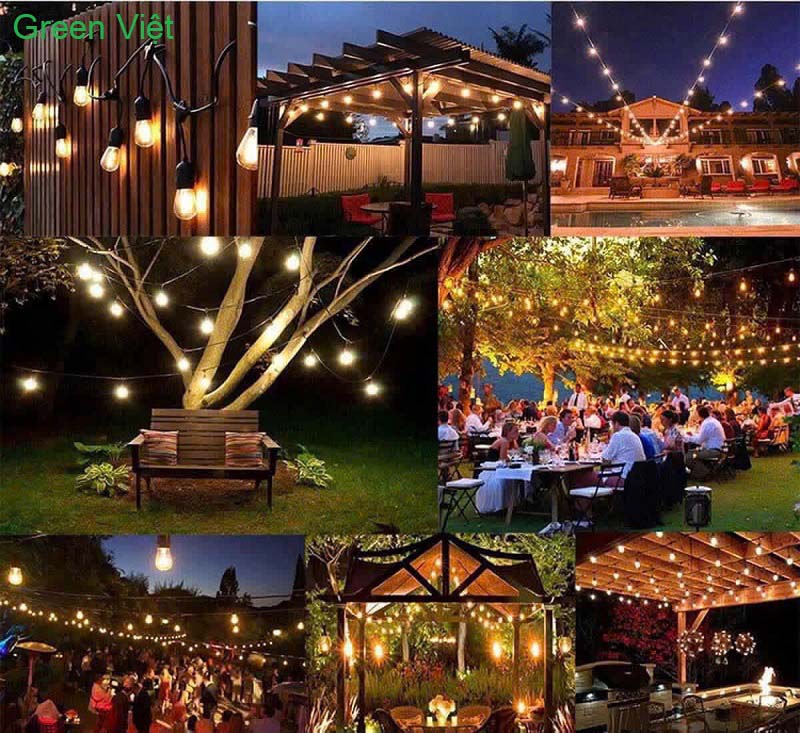 Dây đèn trang trí đủ kích thước 10m 20 bóng