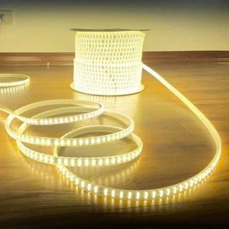 Dây led trang trí và quán cây LDC02 Led 2 Hàng Vàng Ấm