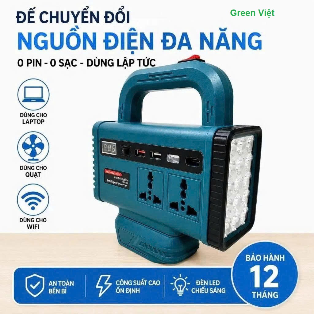 Đế Chuyển Đổi Nguồn 220V Đa Năng 2026