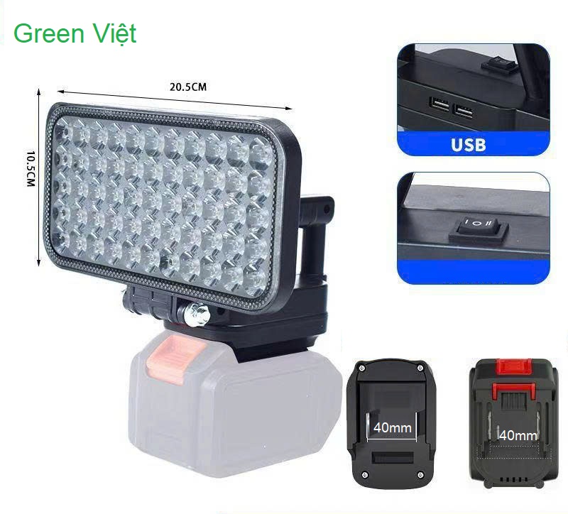 Đèn Chân Pin Phổ Thông 55 Led ( Chưa Có Pin Lưu)