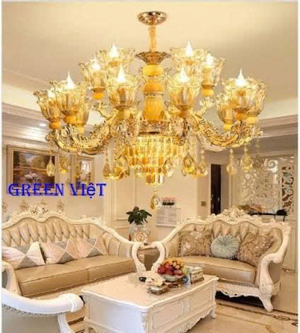 Đèn chùm cao cấp DCTC12 Trang Trí Phòng Khách