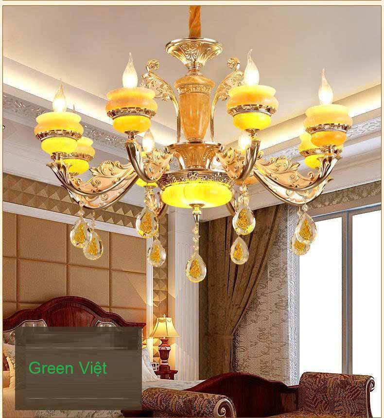 Đèn chùm đá cao cấp DCDC12 phòng khách