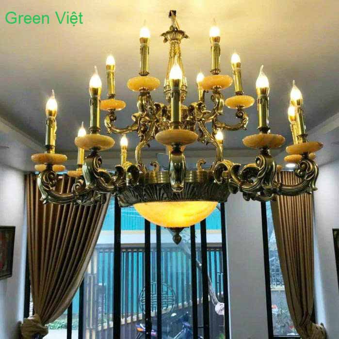 Đèn chùm đồng cao cấp DCTC13 Cao Cấp