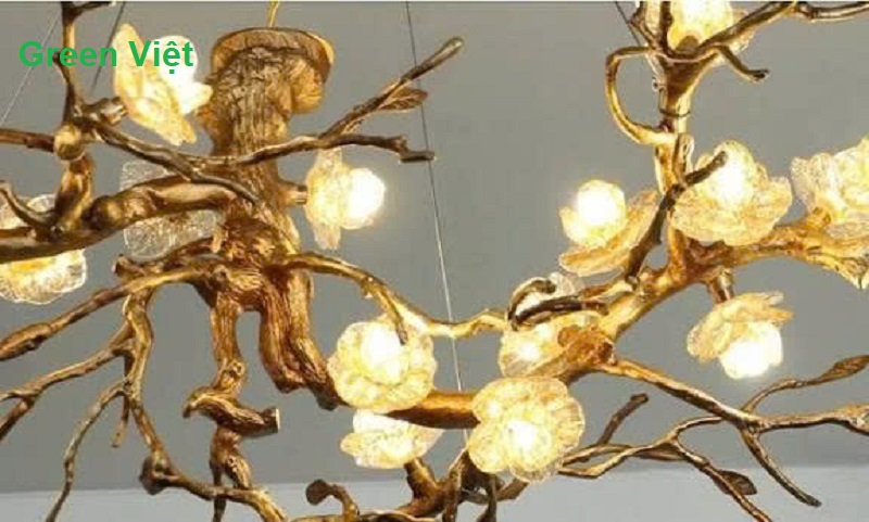 Đèn chùm phòng khách hiện đại DCTT03 chất liệu gốm