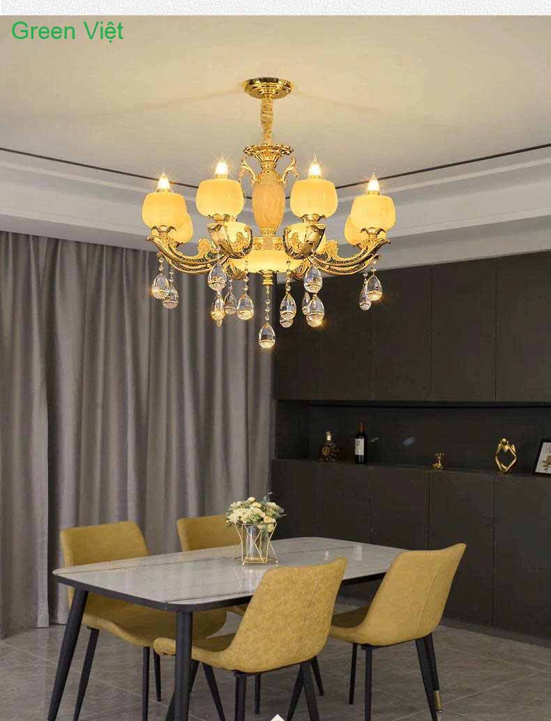 Đèn chùm trang trí cao cấp T6039-8 8 tay