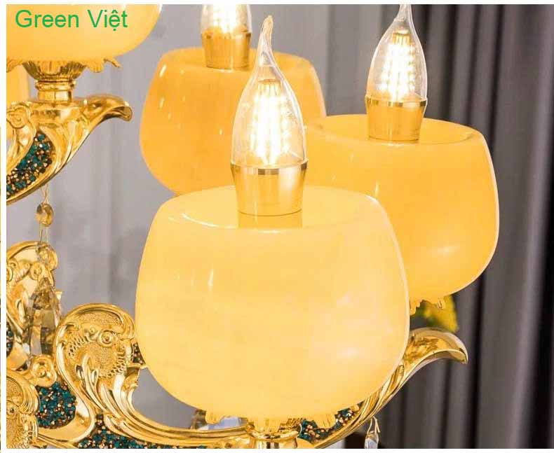 Đèn chùm trang trí cao cấp T6039-8 8 tay