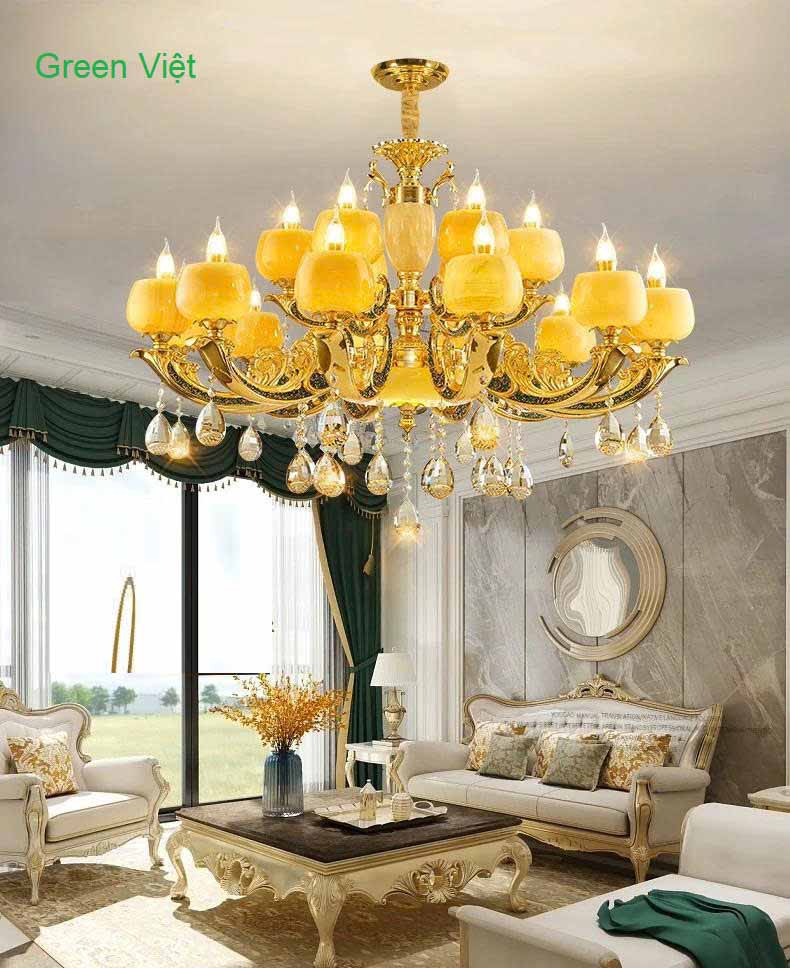 Đèn chùm trang trí cao cấp T6039-8 8 tay