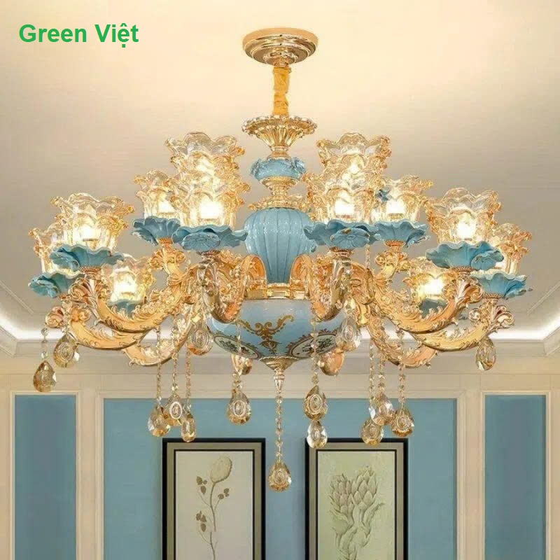 Đèn chùm treo phòng khách cao cấp DC1024