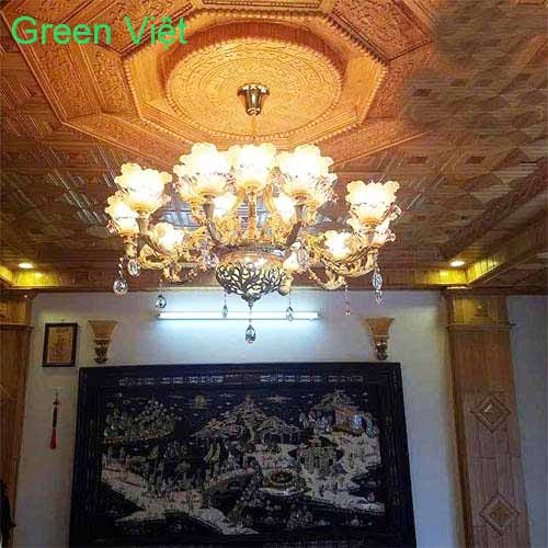 Đèn chùm treo phòng khách QGV024