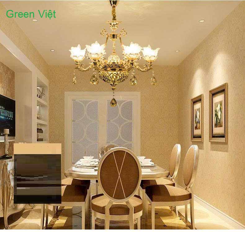Đèn chùm treo phòng khách QGV024