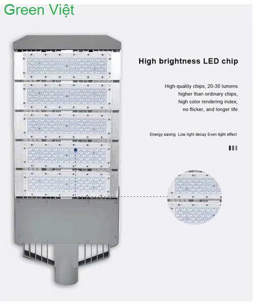Đèn đường led cao áp philips 250W 3000K M6