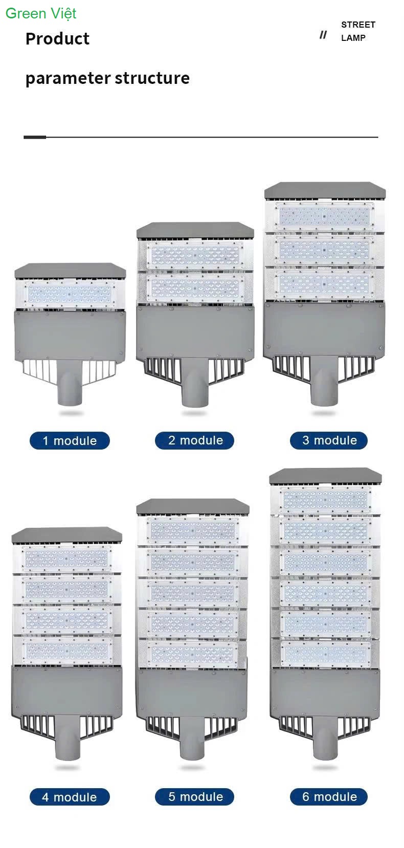 Đèn đường led cao áp philips 250W 3000K M6