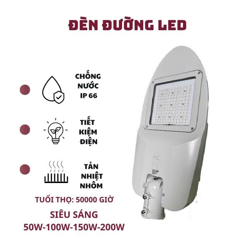 Đèn đường Led cao cấp LNV-91 lắp đường cao áp