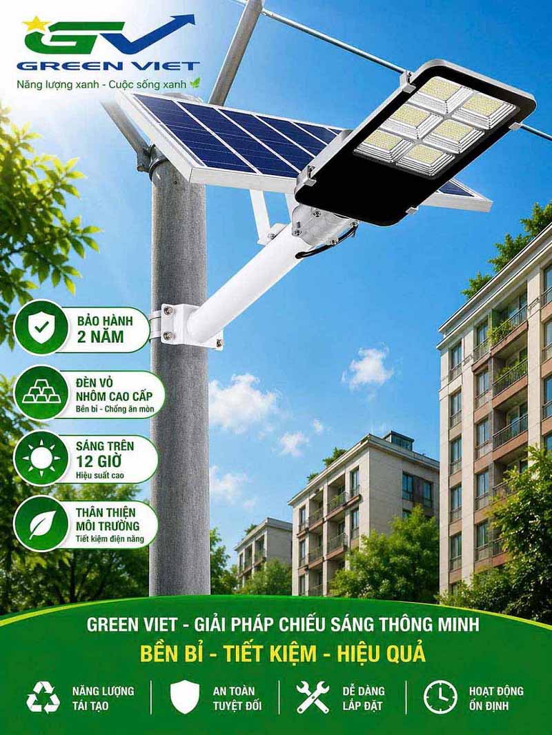 Đèn Đường Năng Lượng Mặt Trời 300w