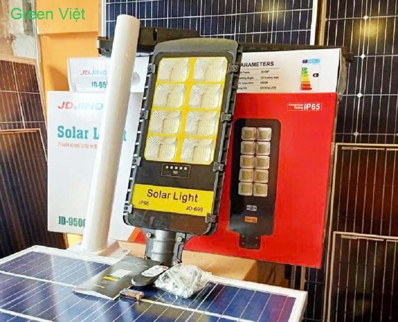 Đèn đường năng lượng mặt trời JD-699 200w Jindian
