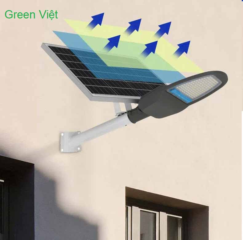 Đèn đường năng lượng mặt trời Jindian 150W JD-Z150 Green Việt